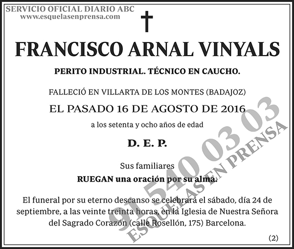 Francisco Arnal Vinyals